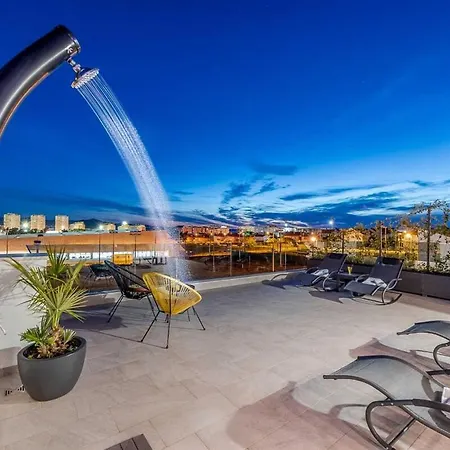 I Penthouse 1 Mit Whirlpool & Dachterrasse Apartmán Zadar